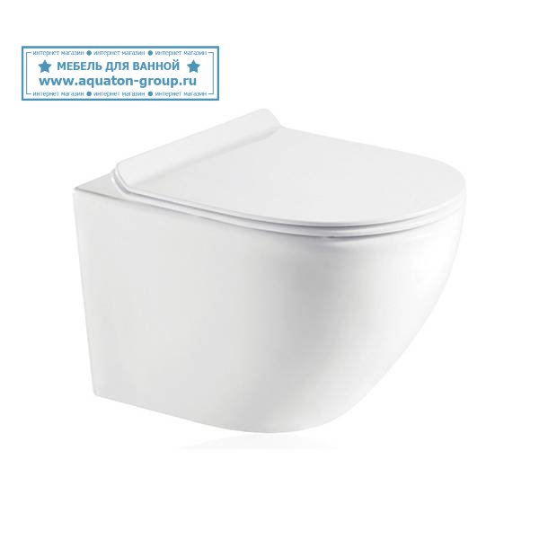 Подвесной унитаз Koller Pool Round RN-0520-RW белый