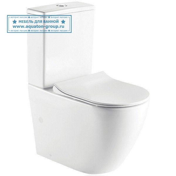 Унитаз-компакт Koller Pool Round RN-0665-RC-C + RN-0665-RC-T с сиденьем микролифт