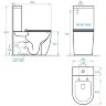 Унитаз-компакт Koller Pool Round RN-0665-RC-C + RN-0665-RC-T с сиденьем микролифт