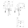 Смеситель для раковины Lemark Yeti LM7836C Смеситель для раковины Lemark Yeti LM7836C