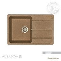 Мойка кухонная АКВАТОН Аманда, терракотовый Мойка кухонная АКВАТОН Аманда, терракотовый